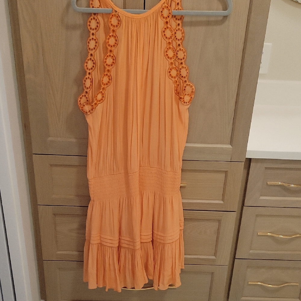 Ramy Brook Vibrant Orange Mini Dress